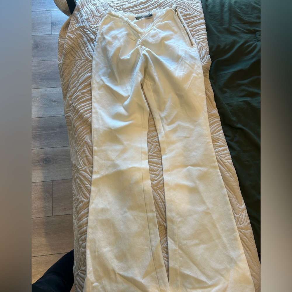 Finesse white White V Waist Pant XS